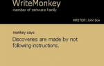 WriteMonkey — простой текстовый редактор для простого отвлечения