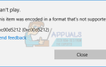 Исправлено: закодированный формат ошибки Windows 0xc00d5212 —