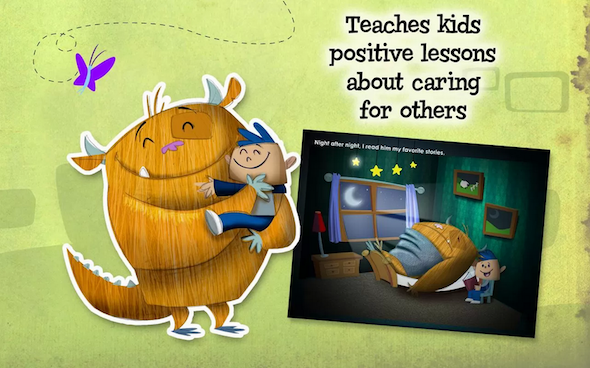 4 великолепных интерактивных Android-книги для детей Детские книги Monster3