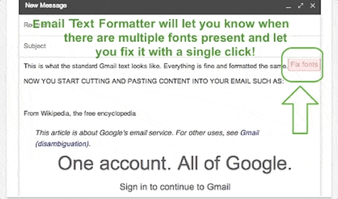 Gmail текст форматирования электронной почты