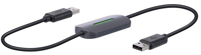 передача файлов между двумя компьютерами Windows через USB с помощью кабеля передачи Belkin