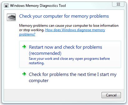 Windows-инструменты-память-Diagnostic-Tool