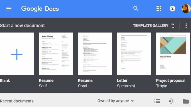 Создать Google Doc
