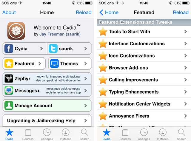 Как сделать джейлбрейк iOS 7.1.x и установить Cydia с Pangu cydia1