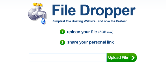 файлообменный сайт-filedropper