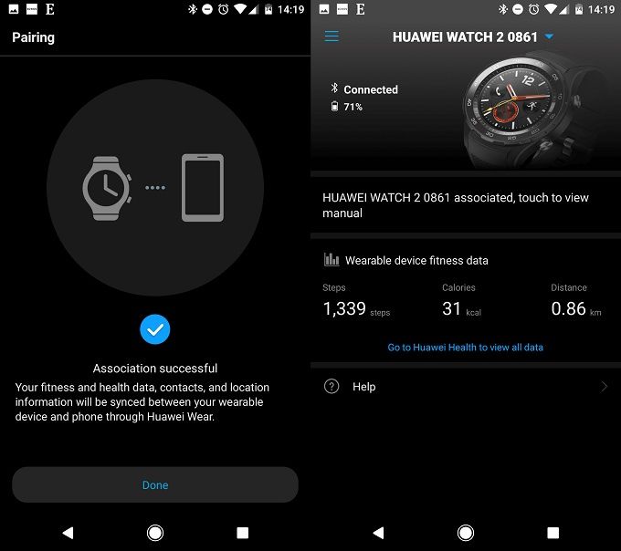 Huawei Watch 2 открывает Android Wear 2.0 (обзор и бесплатные игры) Скриншоты приложения Huawei Watch
