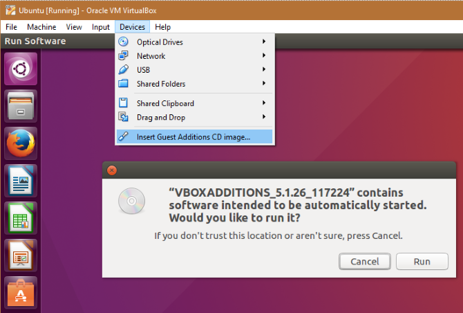 Как использовать VirtualBox: пользователь's Guide 33 VirtualBox Ubuntu Guest Additions Run