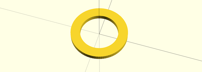 OpenSCAD 100 Circle Distribution