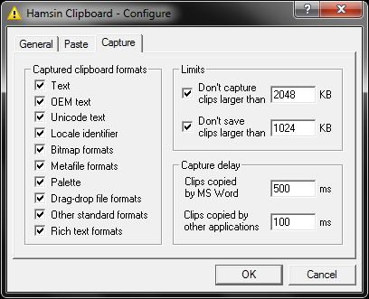10 невероятно полезных утилит управления буфером обмена [Windows] Hamsin Clipboard Configuration Capture