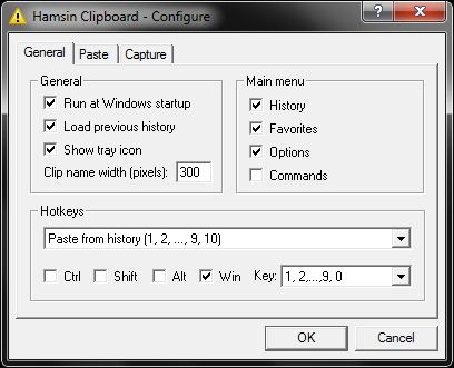 10 невероятно полезных утилит управления буфером обмена [Windows] Общая конфигурация буфера обмена Hamsin