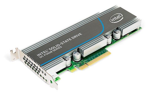 101 Руководство по твердотельным накопителям 640px Intel P3608 NVMe флэш-накопитель PCI E Добавить карту
