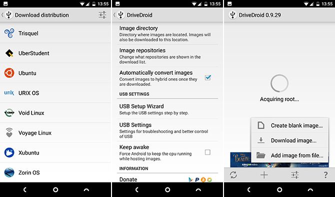 Drivedroid Android
