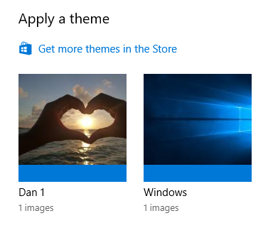 Windows 10 применять тему