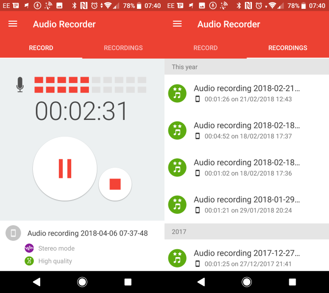 Android-приложение для записи аудио-подкастов