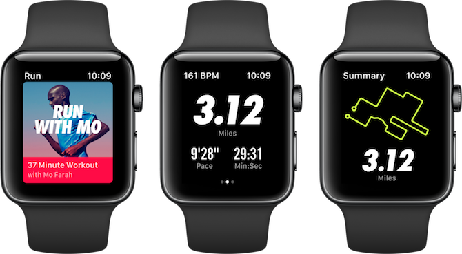 Фитнес-приложения Apple Watch Nike + Run Club