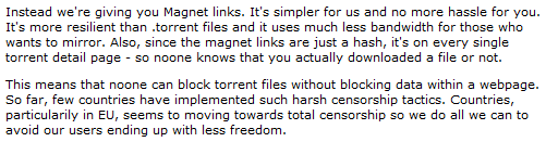 BitTorrent и магниты: как они работают? [Объяснение технологии] Цитата в блоге tpb