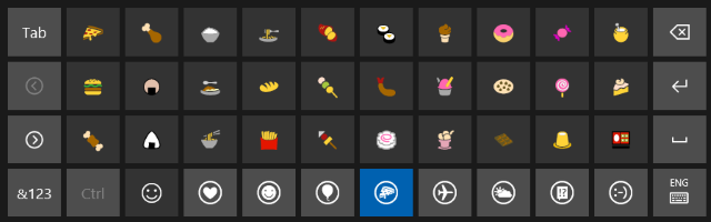 клавиатура Emoji для Windows 10