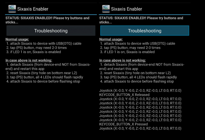 SIXAXIS-Enabler-успех-скриншот