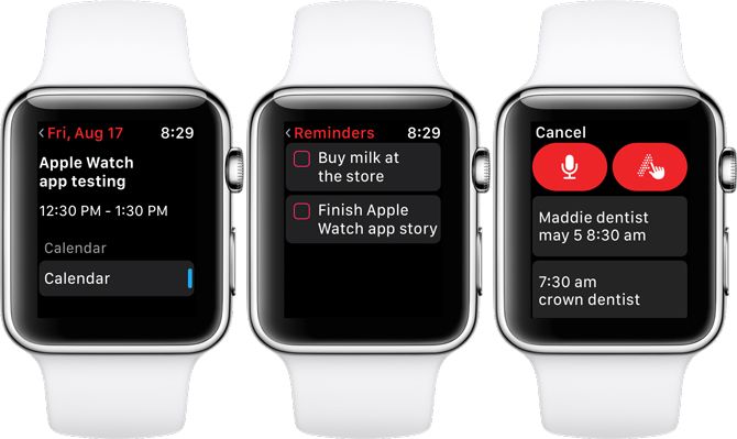 Приложение Fantastical 2 Apple Watch Calendar