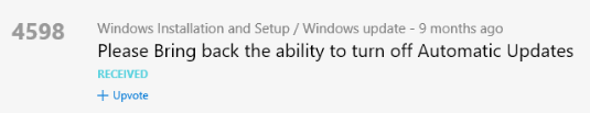 Обратная связь Windows возвращает обновление