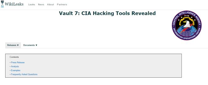 CIA Hacking & Vault 7: ваше руководство по последней версии WikiLeaks Vault7