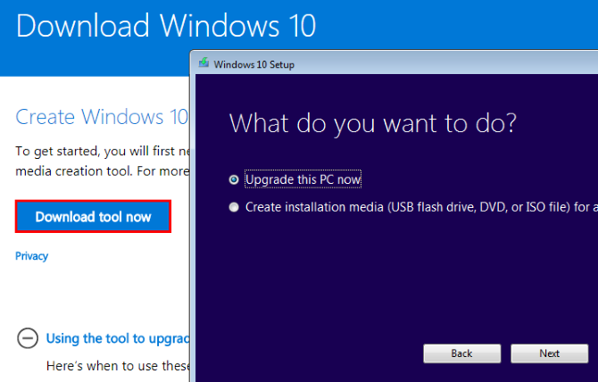 Загрузить Windows 10 Media Creation Tool Обновите сейчас Создайте установочный носитель