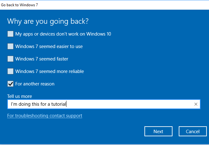 обновить Windows 10 понизить Windows 8 7 инструкции
