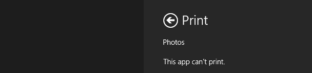Windows 8 это приложение может't print