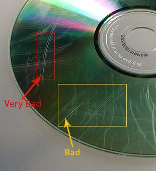восстановить поцарапанный CD