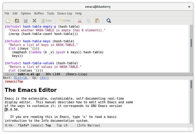 Emacs текстовый редактор Mac