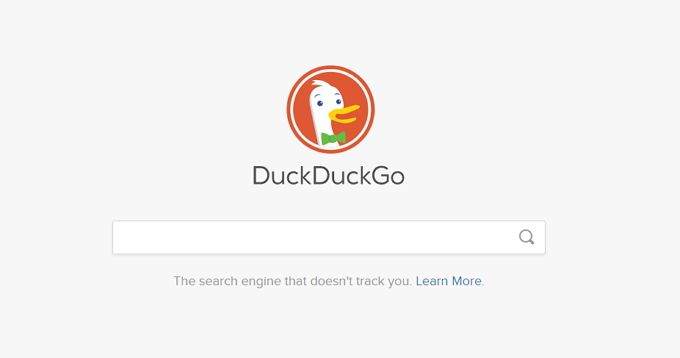Полное руководство по повышению вашей онлайн-безопасности и защите вашей конфиденциальности Скриншот DuckDuckGo