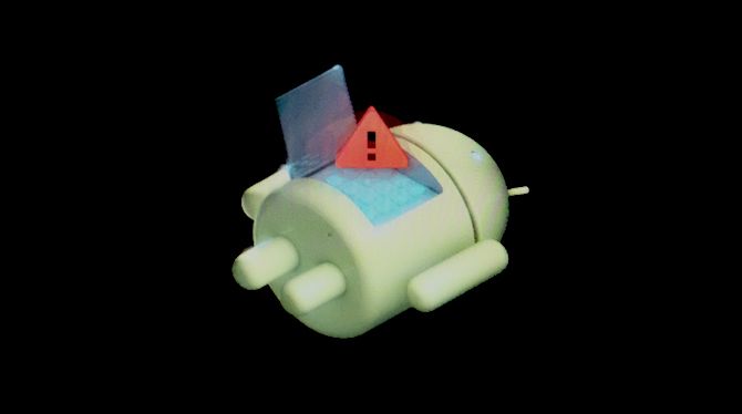 кирпичное устройство Android