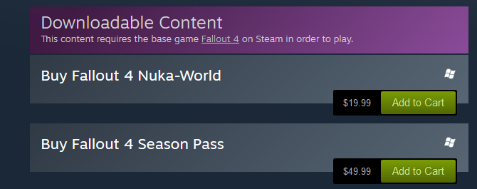 DLC: история игр's Three Most Expensive Letters nuka world prices