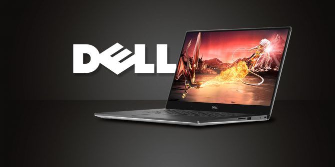 логотип Dell и ноутбук
