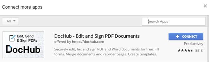 Как заполнять PDF-формы с помощью Google Drive Connect DocHub