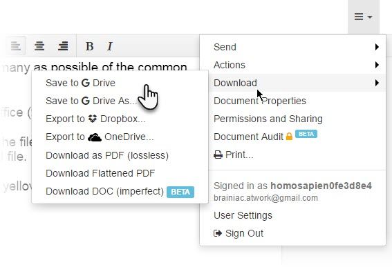 Как заполнять PDF-формы с помощью Google Drive Отправить на GDrive