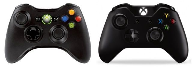 Xbox-360-Xbox-One-контроллеры