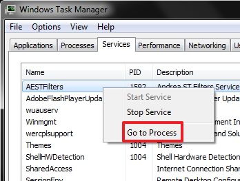 Тайны диспетчера задач Windows 7: почему ты не понимаешь't Need an Alternative WTM Services Go to Process