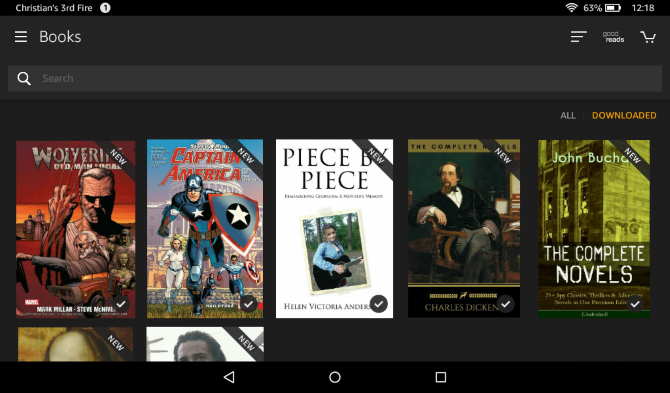 Ваш неофициальный справочник по планшетам Amazon Fire - библиотека книг muo android amazonfireguide