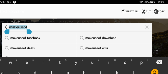 Ваш неофициальный планшет Amazon Fire Руководство пользователя muo android amazonfireguide с клавиатурой