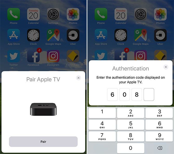 Сопряжение iPhone с Apple TV - пульт дистанционного управления Apple TV с iPhone