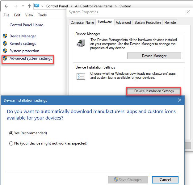 Windows 10 отключить обновления драйверов
