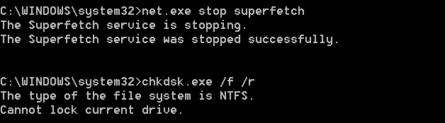 Отключить службу Superfetch в Windows 10