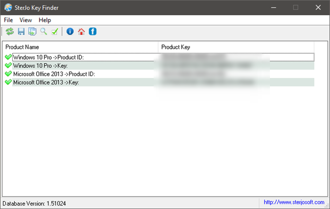 3 портативных приложения, которые помогут вам найти серийные ключи на вашем компьютере с Windows Sterjo Key Finder 670x424