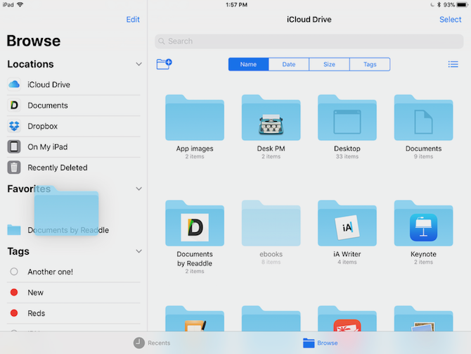 Приложения для файлового менеджера - Приложение iOS 11 Files Как использовать