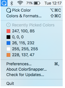 ColorSnapper 2 Color Picker для Mac