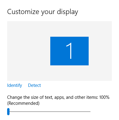 Windows 10 настроить размер экрана