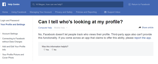 facebook-ответ-профильные виды