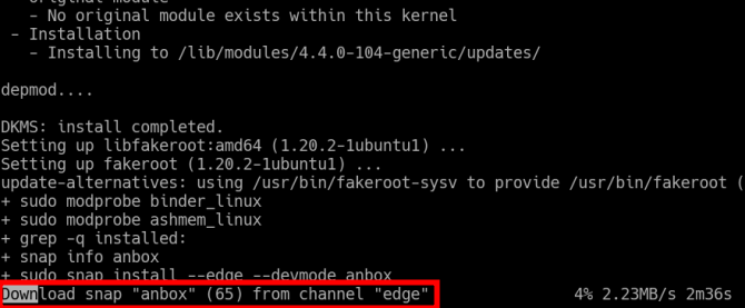 эмулировать linux anbox установить snap6