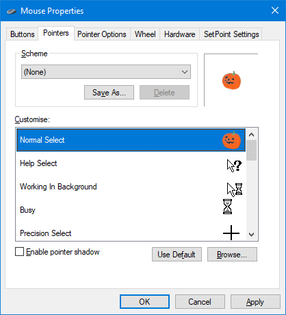 Как поменять курсор в Windows 10